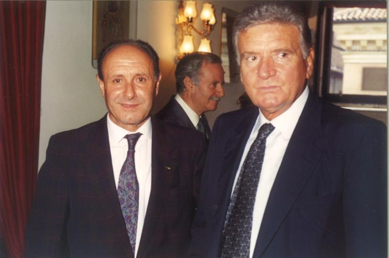 Sergio Zavoli con Cataldo Greco